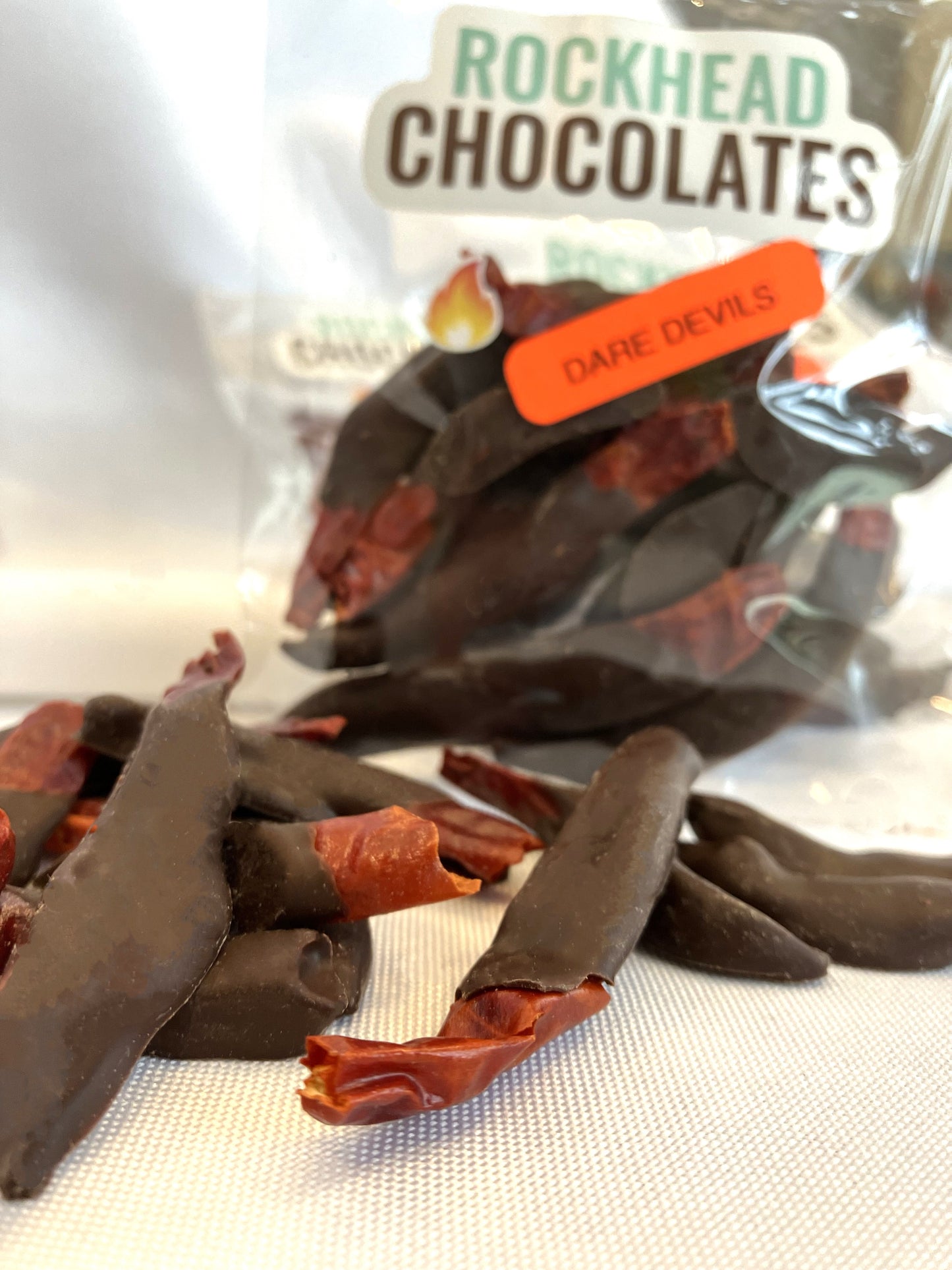 Dare Devils - Hot Peppers in Dark Chocolate