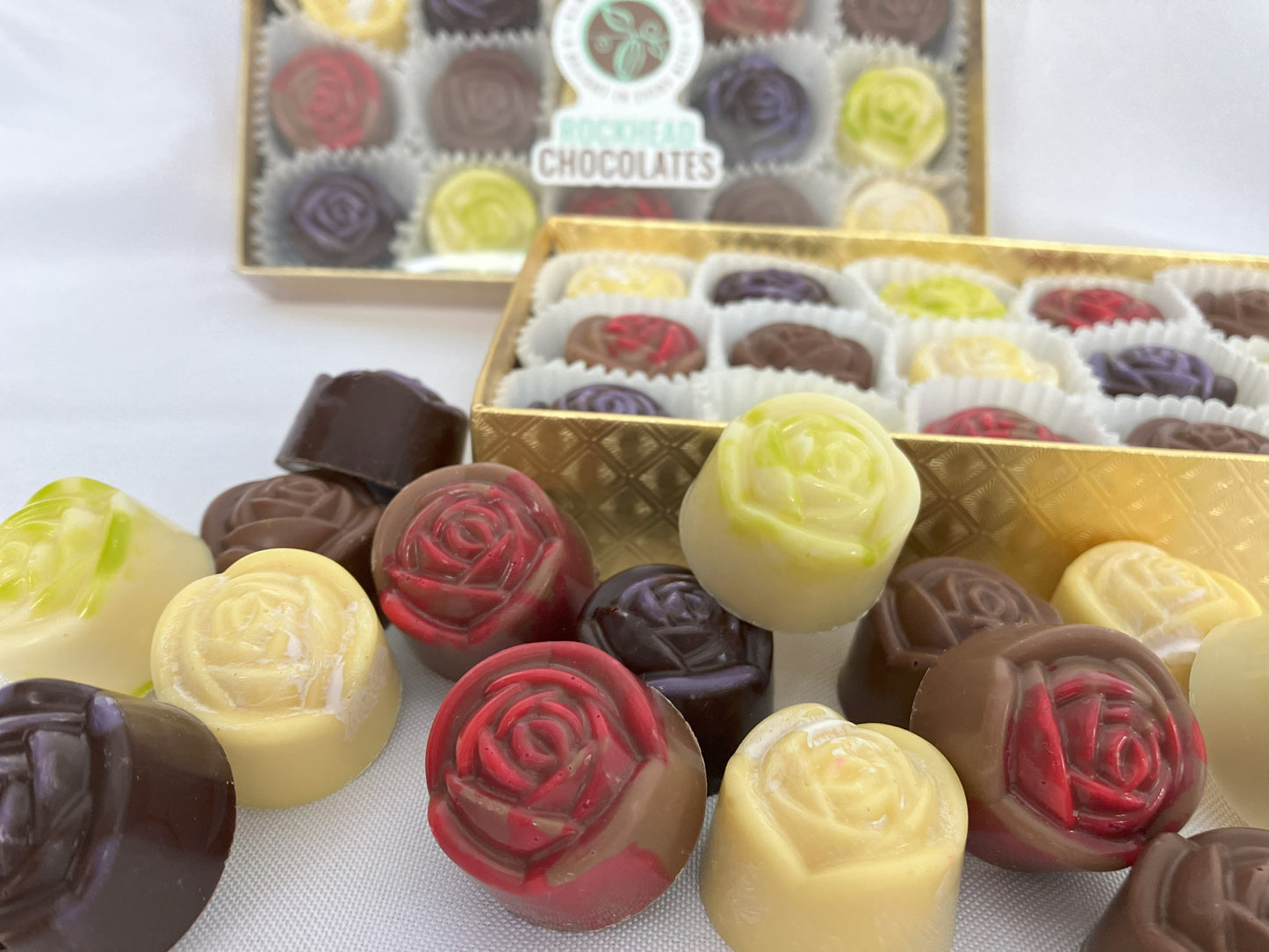 Chocolate Bouquet 15-Roses per Box